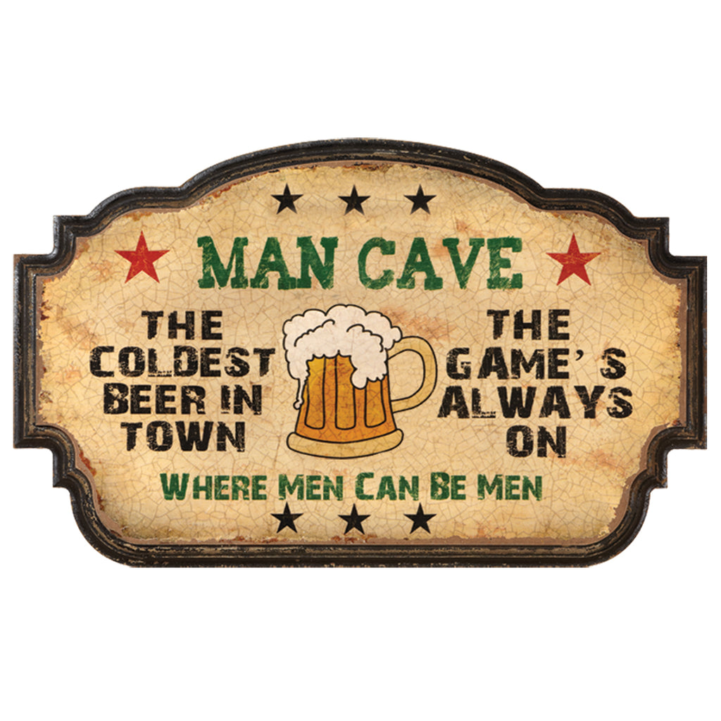 MAN CAVE-COLDEST BEER IN TOWN