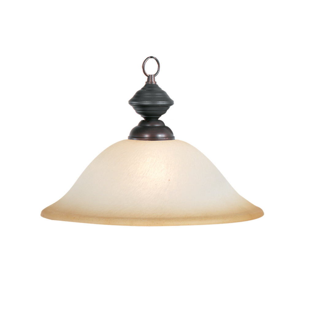 16" PENDANT-OIL RUBBED BRONZE