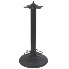 24"H POOL CUE HOLDER-MATTE BLK/MB