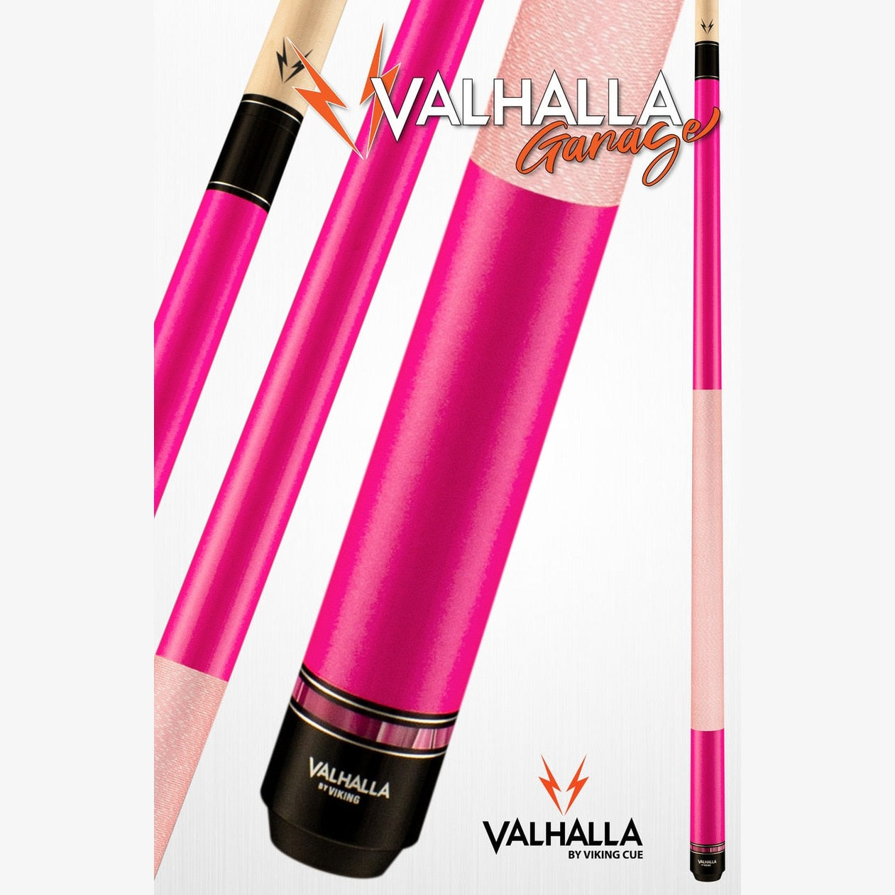 Valhalla by Viking VG025 Hard Rock Maple Cue, Pink Pearl Paint