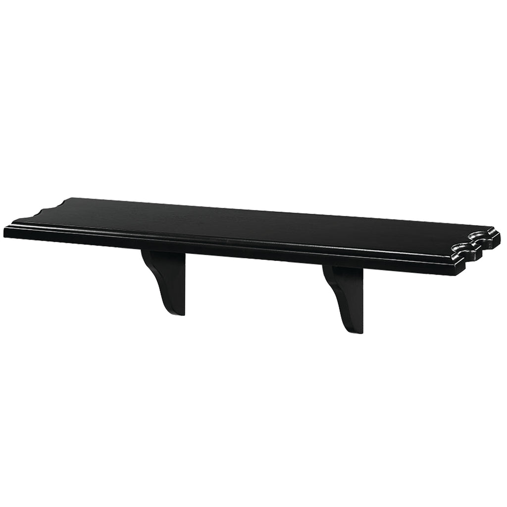 WALL SHELF-BLACK