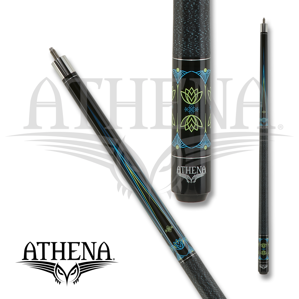 Athena Blue & Lime Green Accents